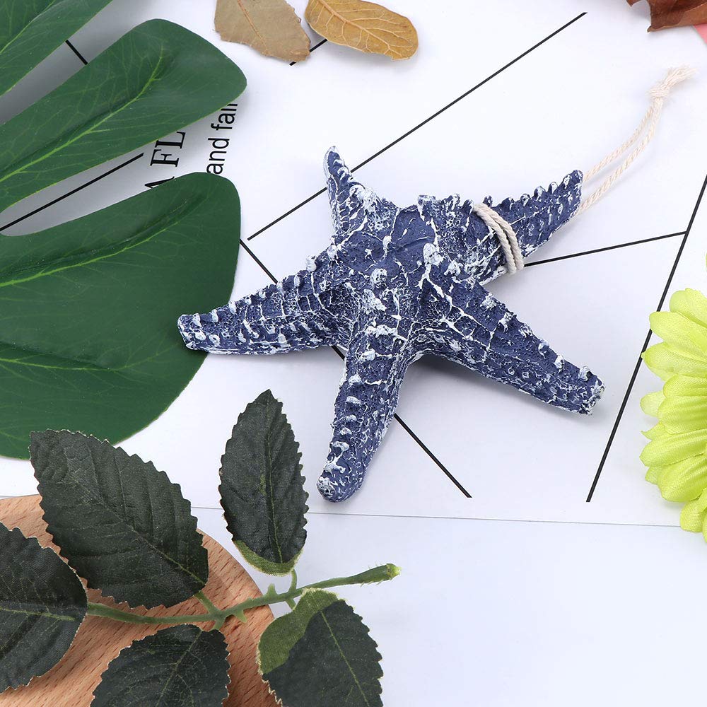 Amazon Com Zamtac 1pcs Mediterranean Blue Starfish Beach Sea Surf