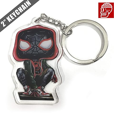 spider verse keychain