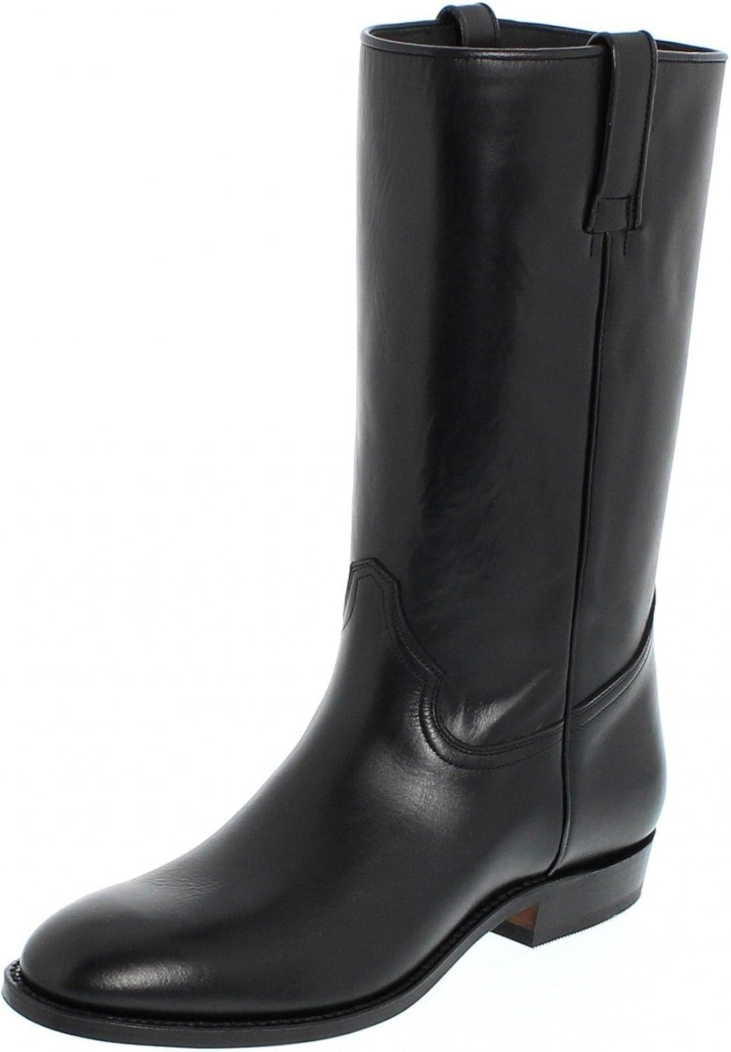 Tony Mora Unisex Cowboy Boots 1257 Negro Western Leather Boots Black