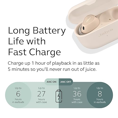 Jabra Elite 10 True Wireless Bluetooth Earbuds – Advanced Active