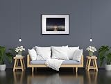 YiPinYin A1 Black Picture Frame Set of 3 with Mounts for A2 41x58.4cm view 4