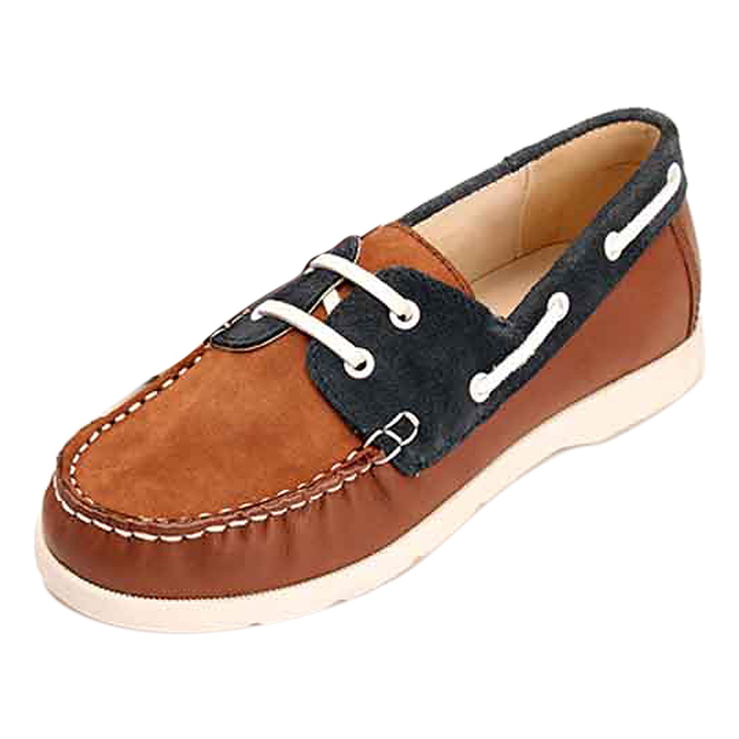boys leather boat shoes