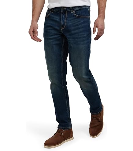 garmsaffiliated リジットデニム　32/30 I-N-C Mens Studded Distressed Skinny Fit Jeans blue 32x30 at
