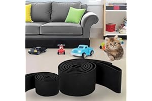 ABCZXC Under Couch Blocker for Kid and Pet Toys, Toy Blocker for Under Bed and Under Couch，Easy to Install， Stop Things from Going Under Sofa Bed and Other Furniture （5in x 132in）