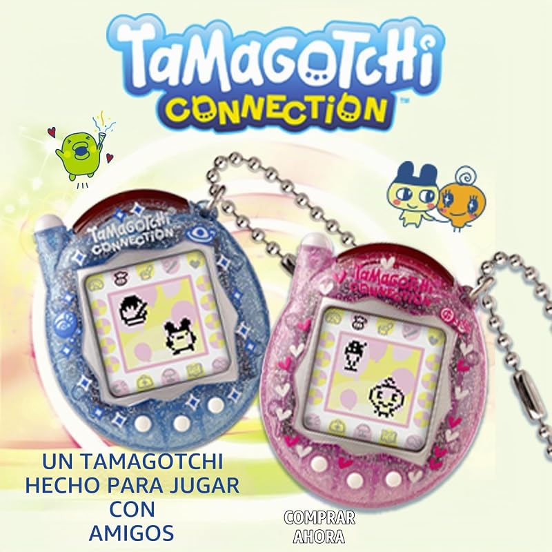 Bandai – Tamagotchi Connection Neon Planet – Animal Virtual Interactivo con conexión a Infrarrojos – Pantalla Grande en francés – Minijuegos – Juguete para niños a Partir de 6 años – 44028