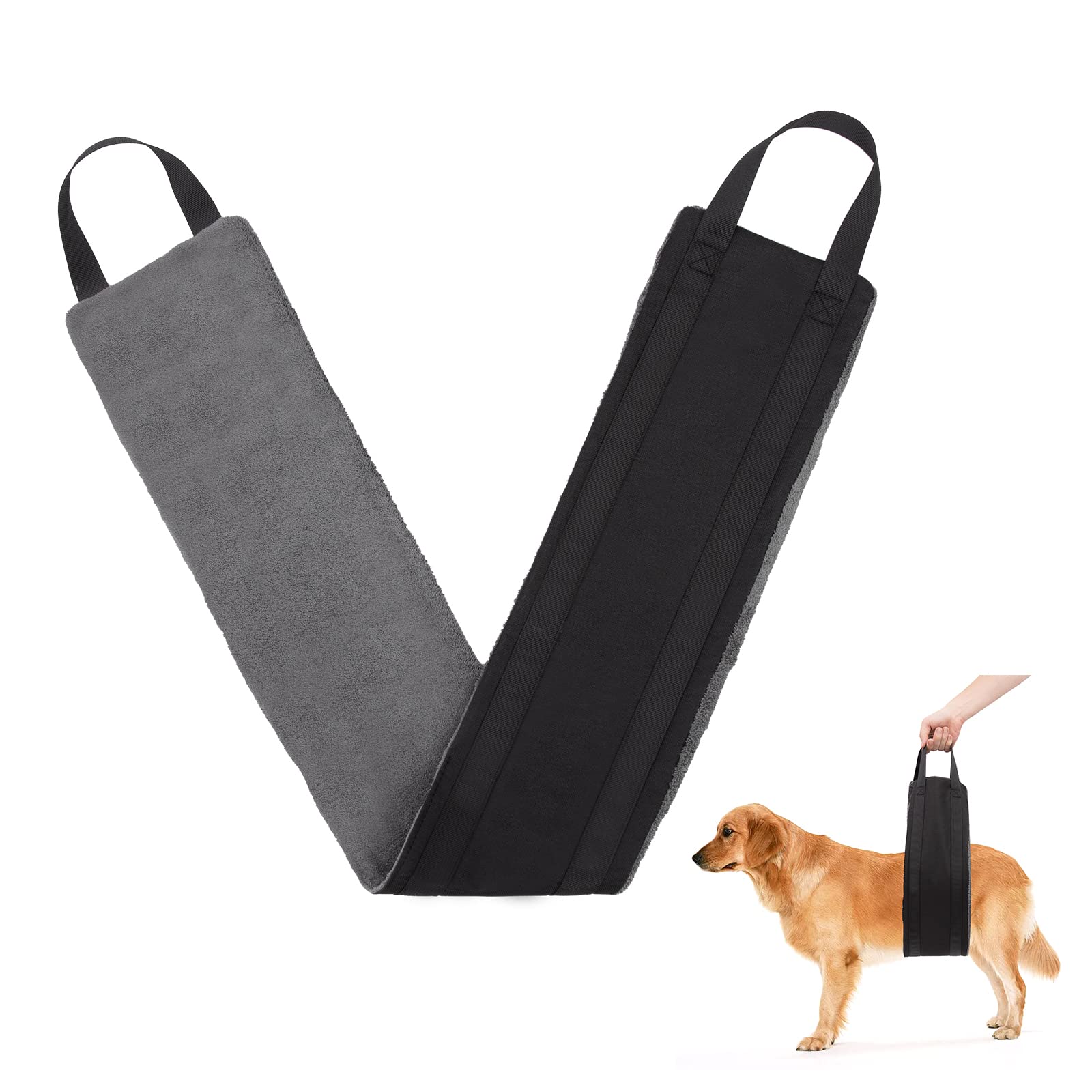 Bulaned Dog Lifting Harness, Support and Rehab Harness, Large Dog Mobility Aids Support Sling For Back Legs, Dog Support Harness Mobility Aids