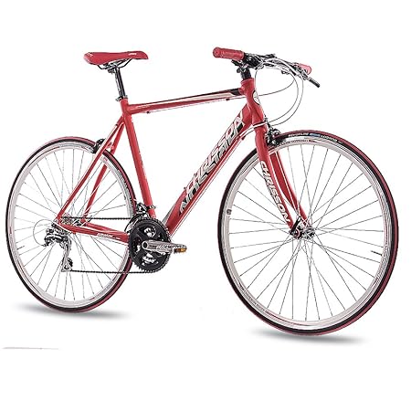 28' RENNRAD FITNESS BIKE ALU FAHRRAD CHRISSON AIRWICK 2015 mit 24G ACERA rot matt - 71,1 cm (28 Zoll)