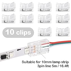 10 Packs Solderless LED Strip