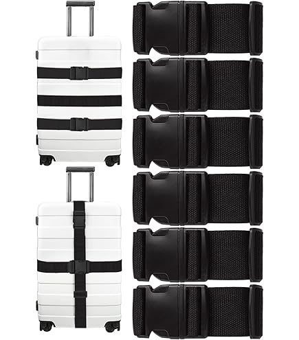 TopLLC Sangles de Valise Clip de Valise Ceinture Boucle Réglable Accessoire