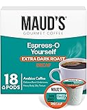 Maud's Decaf Espresso Roast Coffee Pods, 18