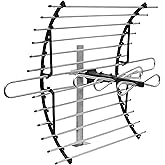 GE Attic Mount TV Antenna, Long Range Antenna, Supports 4K 1080P Digital HDTV VHF UHF, Indoor Directional Antenna, Mounting P