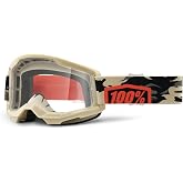100% STRATA 2 Goggles - Sports Goggles for Motocross &amp; Mountain Biking - Eyewear for Bike Riders - Motocross Eyewear for Men