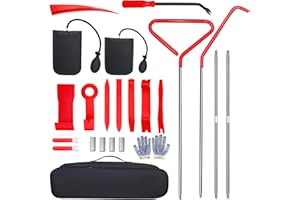 Cafly 64inch 5th Wheel Puller Hook, Long Distance Hook Manhole Cover Hook Emergency Hook Heavy Duty Stainless Steel Tube