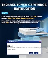 HALLOLUX TN248XL 4 Pack Toner Cartridges for Brother DCP HL Brother TN-248 XL view 6