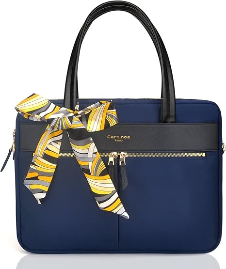 ladies leather laptop tote