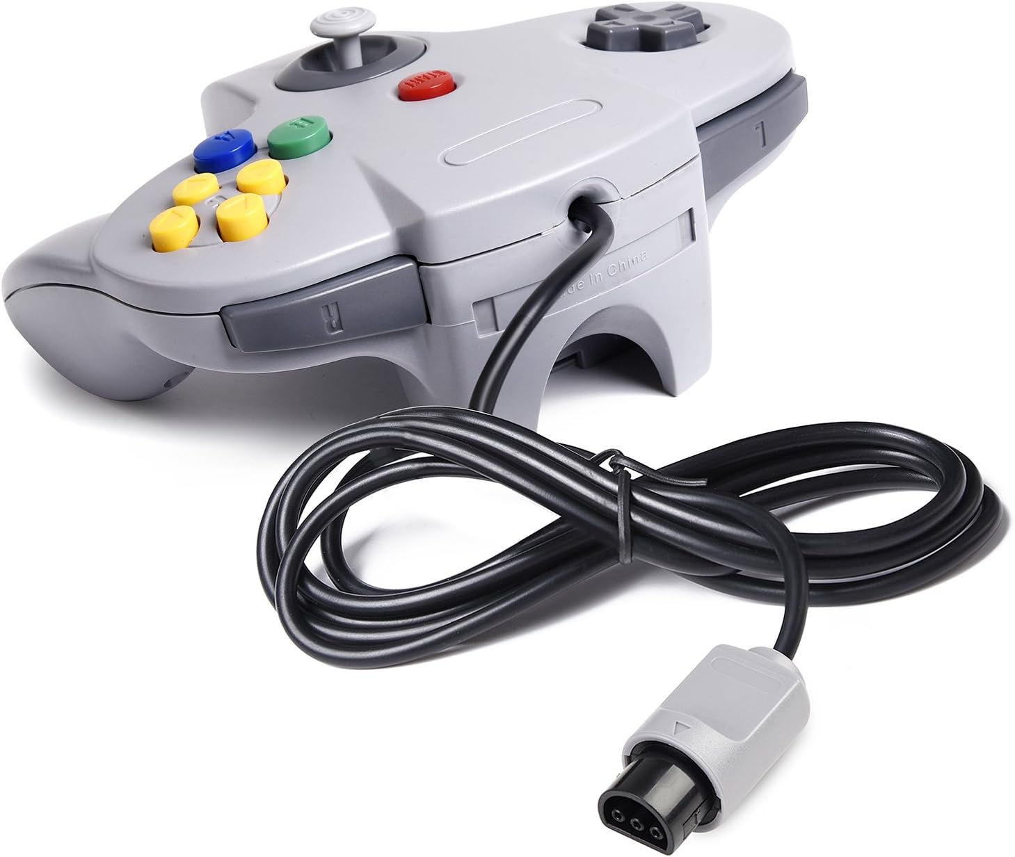 2 Pack N64 Controller, iNNEXT Classic Wired N64 64-bit Gamepad Joystick for Ultra 64 Video Game Console: Computers & Accessories