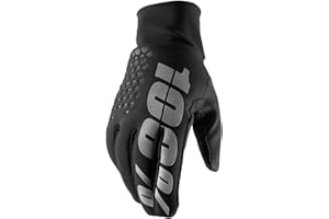 100% HYDROMATIC BRISKER Cold Weather Motocross and Snowmobile Gloves - Warm Water Resistant MX & Powersport Racing Protective Gear