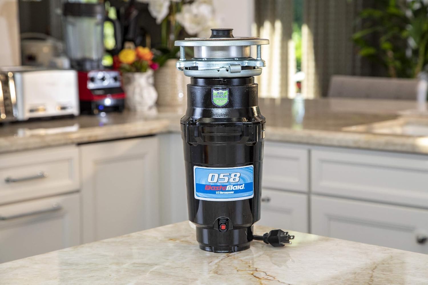 Waste Maid 10-US-WM-058-3B Garbage Disposal, 1/2 HP Economy, Black - - 