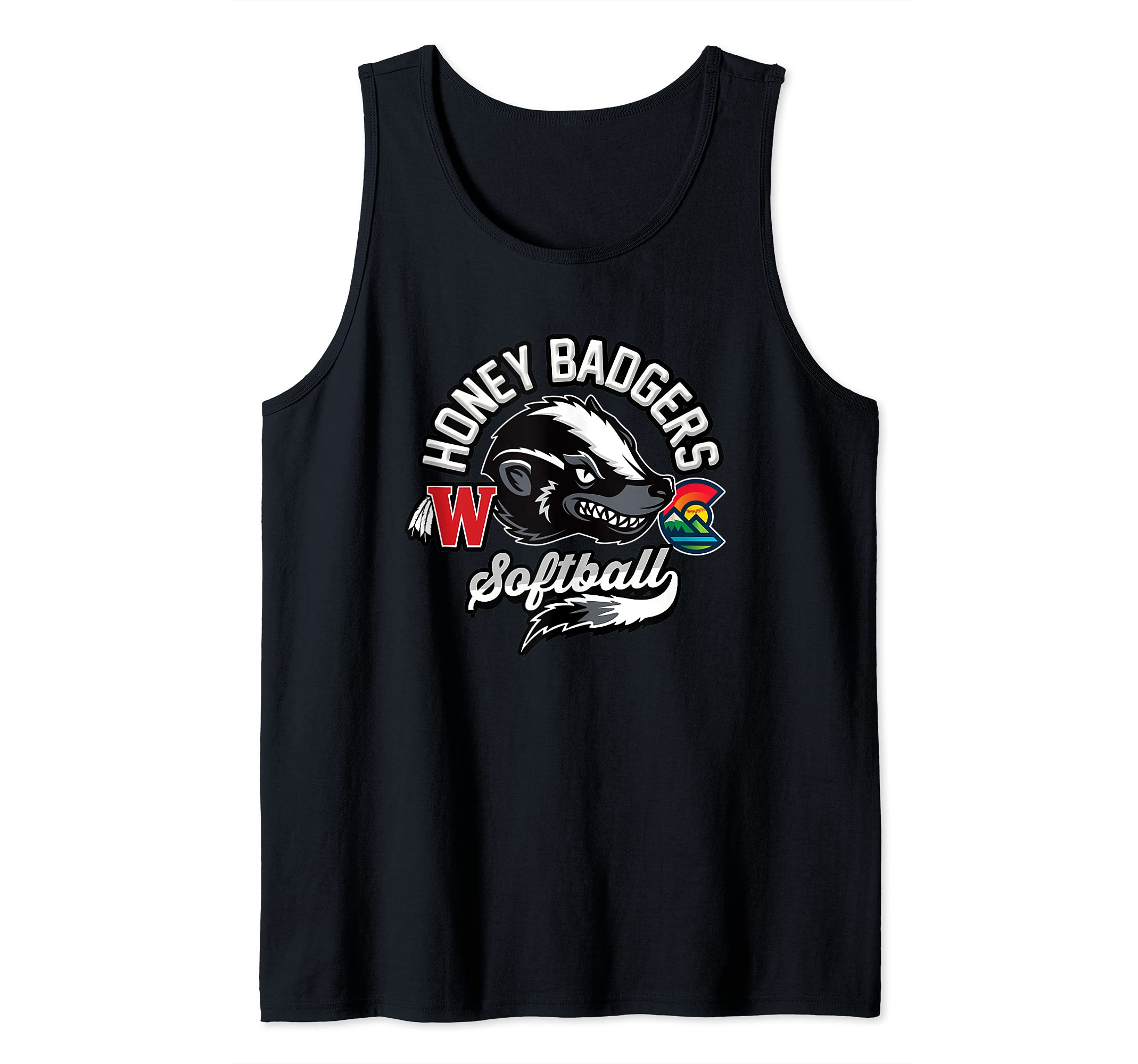 Colorado Honey Badger Softball Team Jersey Tank Top