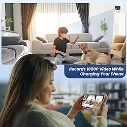 ZOGGCOX Hidden Camera 1080P WiFi USB Charger Camera