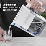 Waterdrop Chubby Water Filter Jug 3.5L 4 Filters NSF 42/372 BPA Free White view 7