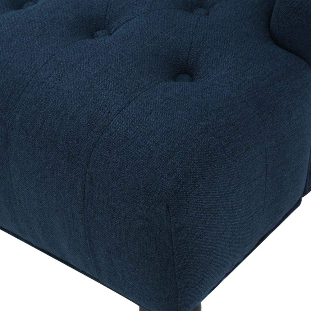 Christopher Knight Home Toddman High-Back Fabric Club Chair, Dark Blue: Furniture & Decor