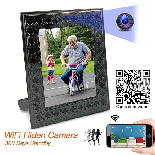 Panoraxy WiFi Hidden Spy Camera, Picture Frame Nanny Amazon.co.uk