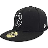 Men's MLB Boston Red Sox Basic 59Fifty Fitted Hat Black Outline