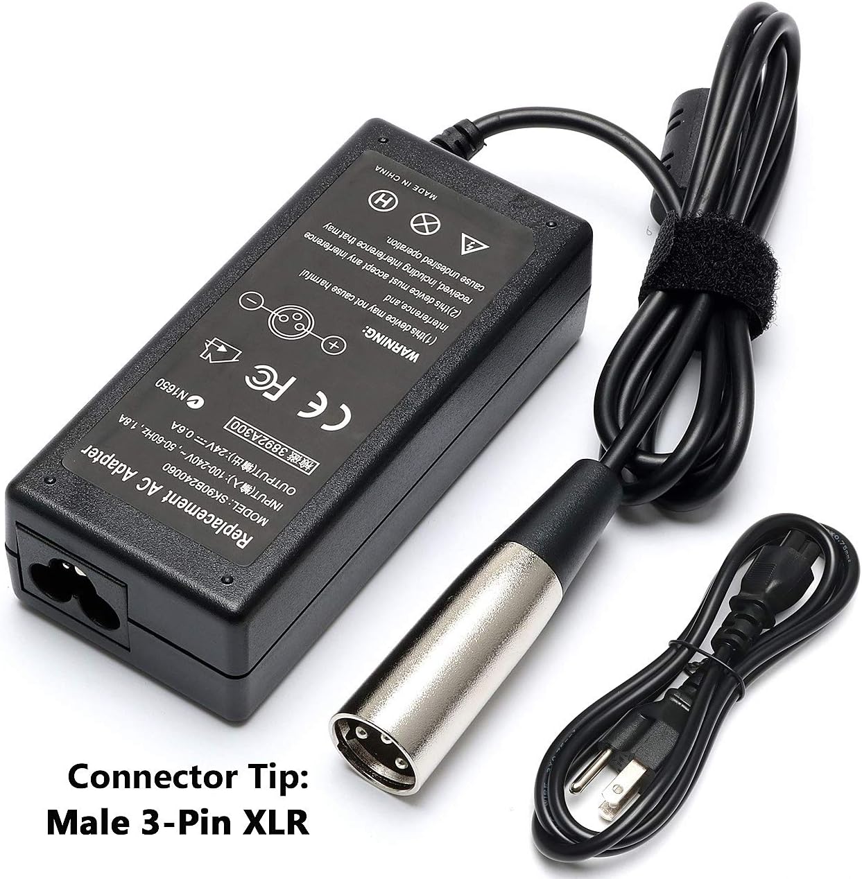 Battery Charger Cable 400 VillaCool New 36W Electric Bike Motor Scooter