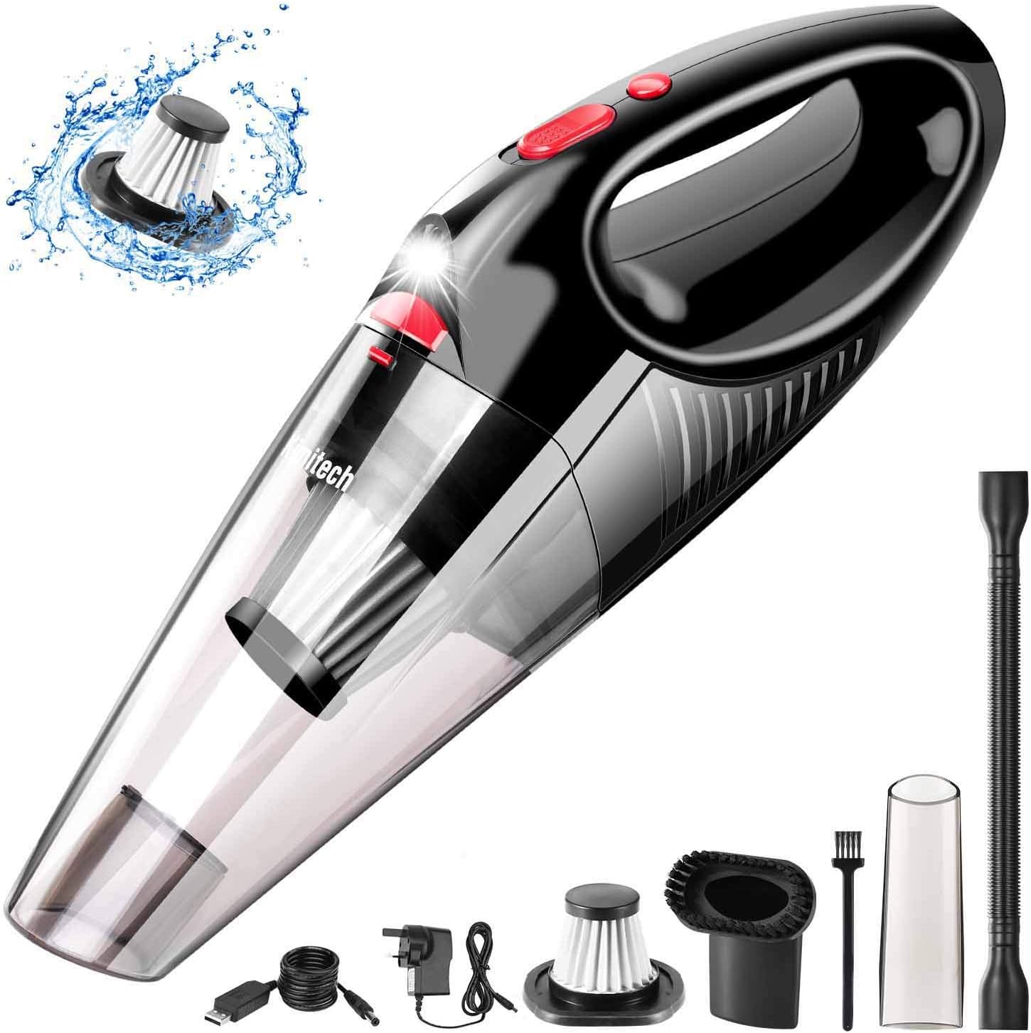 Plustore Handheld Vacuum, Cordless Handle Vacuum Cleaner with 100V