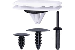 Rexka 60pcs Fender Flare Hardware Kits for Jeep Wrangler JL 2018-2024 Jeep Gladiator 2020-2023 JT Ram 1500 68526185AA 6506007AA 6506293AA 6505411AA Jeep Fender Clips