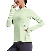 Pioneer Camp Womens UPF 50+ Sun Protection Hoodie Shirt with Pockets Long Sleeve Fishing Hiking Outdoor UV Shirts Lightweight