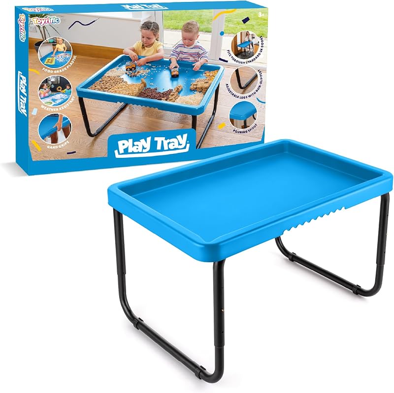 Toyrific Play Tray Activity Table for Kids Sensory Messy Indoor Outdoor