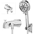 All Metal Tub Spout with Diverter, 10 Settings Hand held Shower, Switch ...