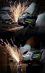 WORKPRO 20V Cordless Angle Grinder Kit, 4-1/2