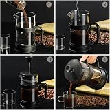 Paracity 1000ml French Press Coffee Maker Black 4 Cup with 3 Filters view 4