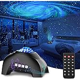 Star Projector, CIMELR Galaxy Projector with Music Bluetooth Speaker and White Noise,Night Light Projector with Remote Contro