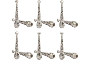 Doitby Bolo Tie Tips 5mm End Caps DIY Supplies and Parts for Bolo Tie Necklace