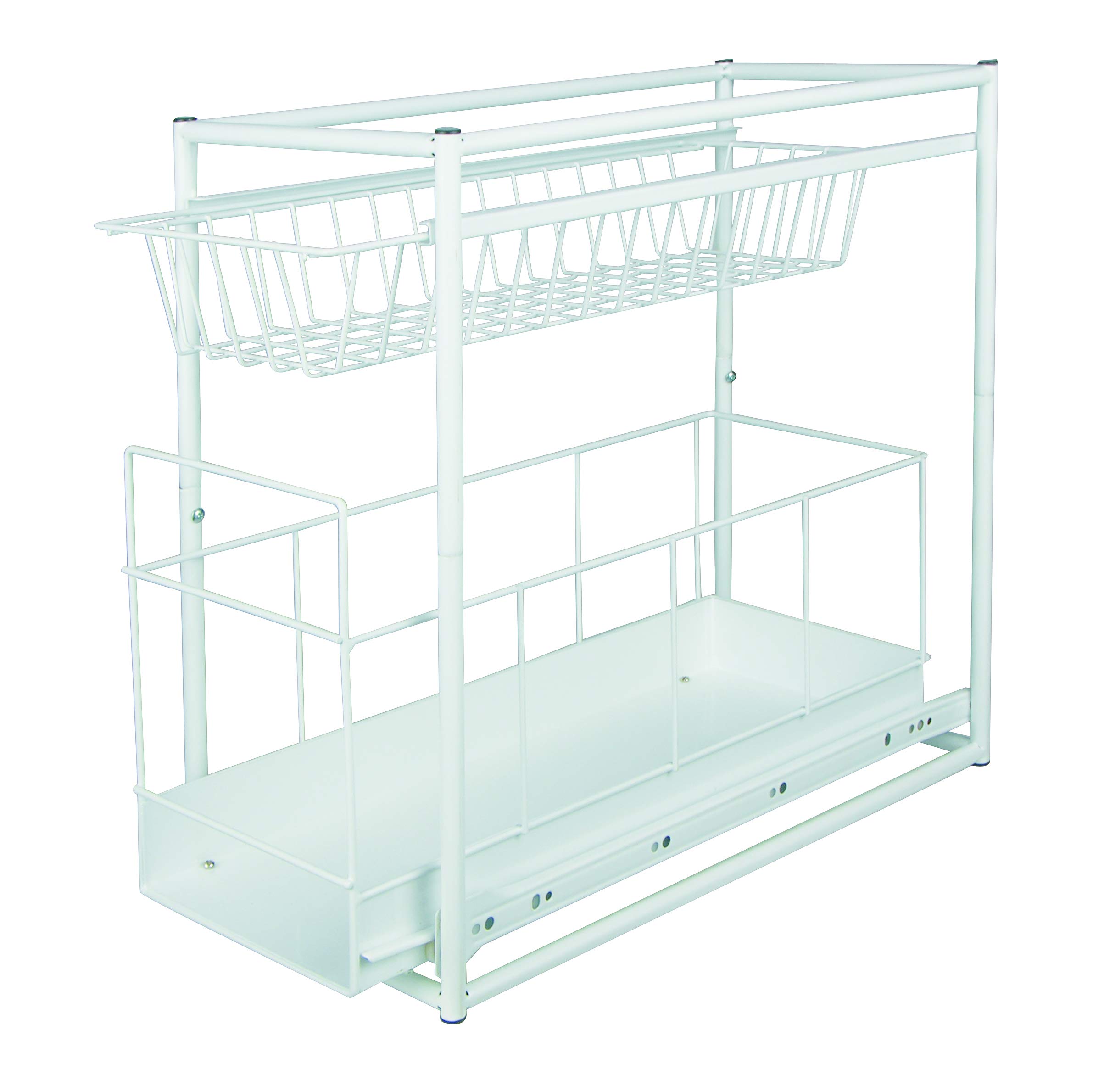 Under Sink Storage Rack Kitchen Unit Bathroom Cupboard Tidy 2 Tier