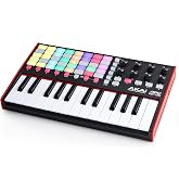 Akai Professional APC Key 25 MK2 25-Key USB MIDI Keyboard Controller | Velocity-Sensitive Mini Keys, 40 RGB Pads, 8 Knobs, 1:1 Mapping for Ableton Live, Live Performance and Music Production