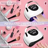 LKE UV LED Nail Lamp for Gel Polish Curing Dryer 36W Fast Drying view 2