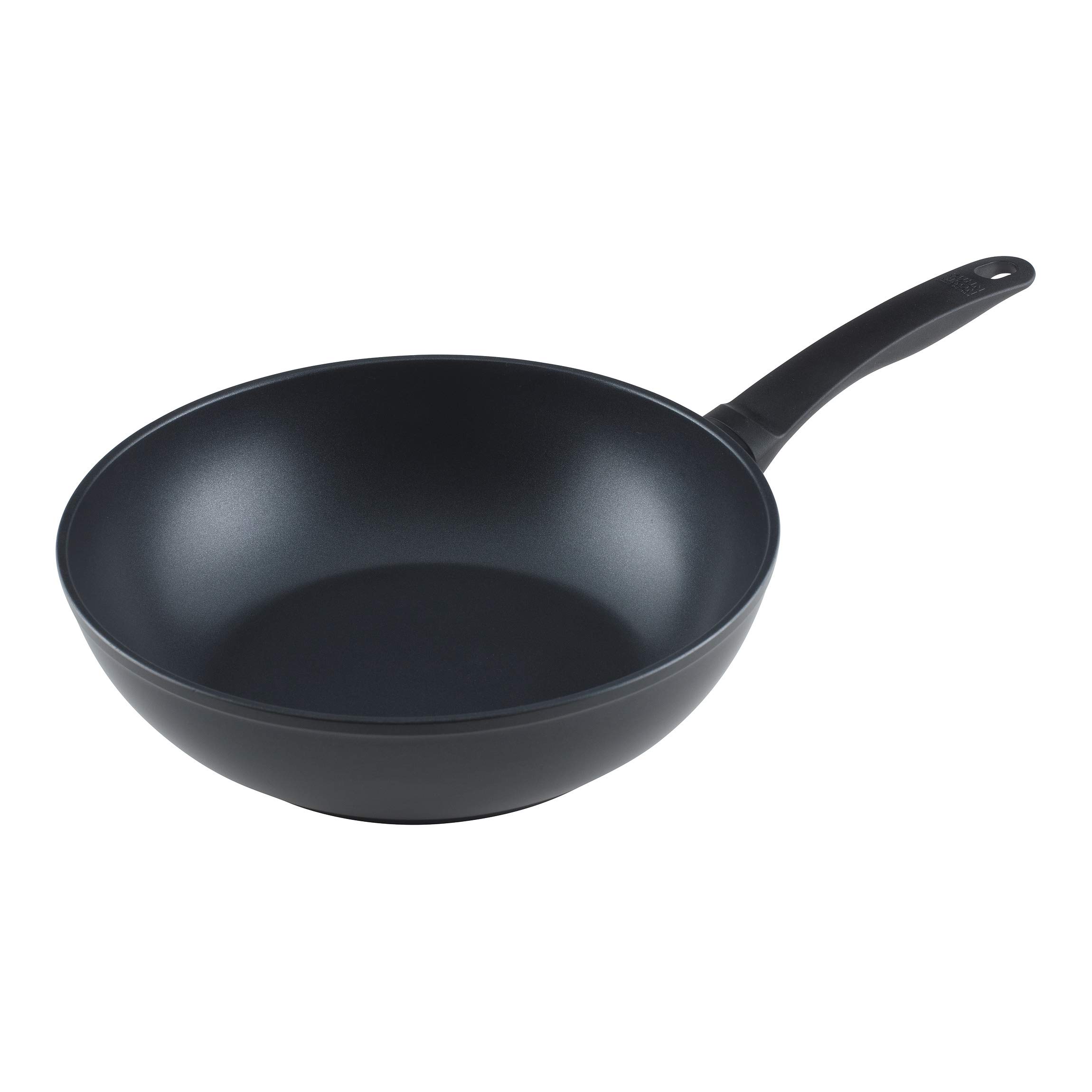 KUHN RIKON Easy Induction Non-Stick Wok, 28 cm, Black, Aluminium