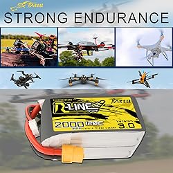 TATTU R-Line 14.8V 2000mAh 4S 120C FPV Lipo Battery