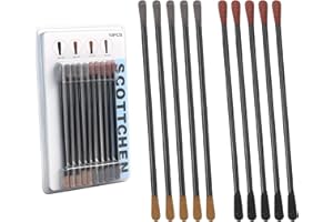 SCOTTCHEN Sanding Sticks Matchsticks Fine Detailing Sanding Grits 120/180 and 400/800-10 Pack