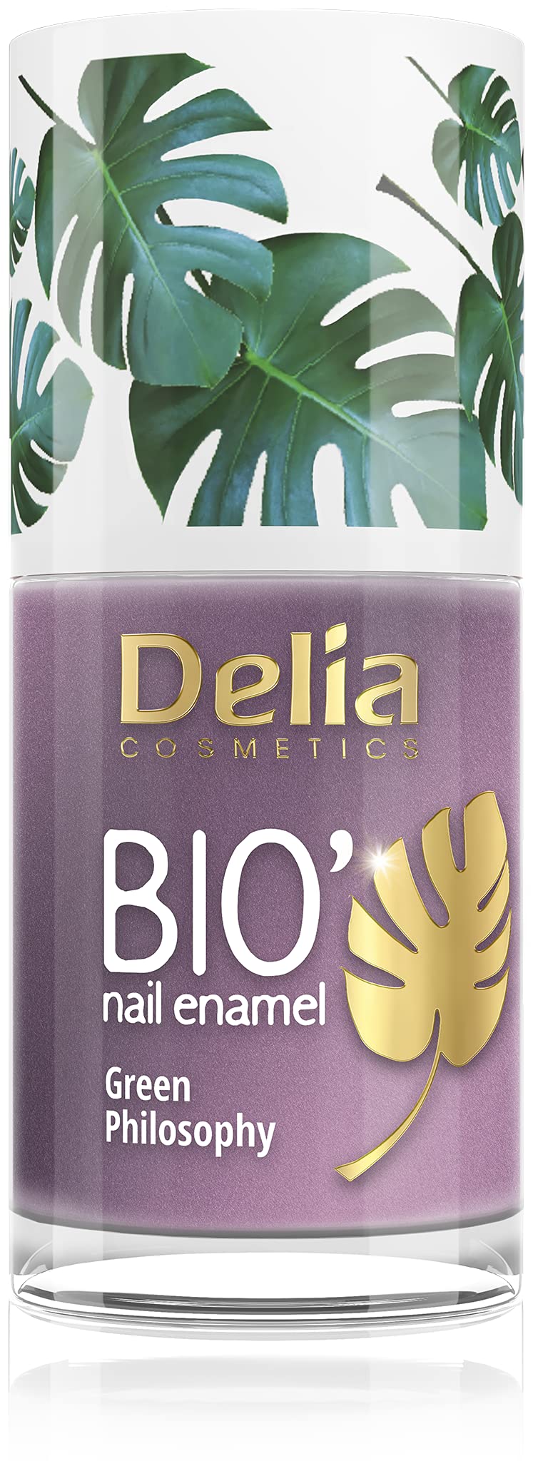 Delia Cosmetics - Bio Green Nail Polish - ESCAPE - Vegan Friendly - Perfect Opacity and Shine - Easy and Fast Application - Natural Ingredients - Long Lasting Color up to 6 Days - 11ml