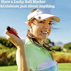 FINGER TEN Golf Ball Marker with Hat Clip Markers