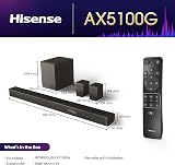 Hisense AX5100G 5.1 Channel Dolby Atmos Soundbar with Wireless Subwoofer view 2
