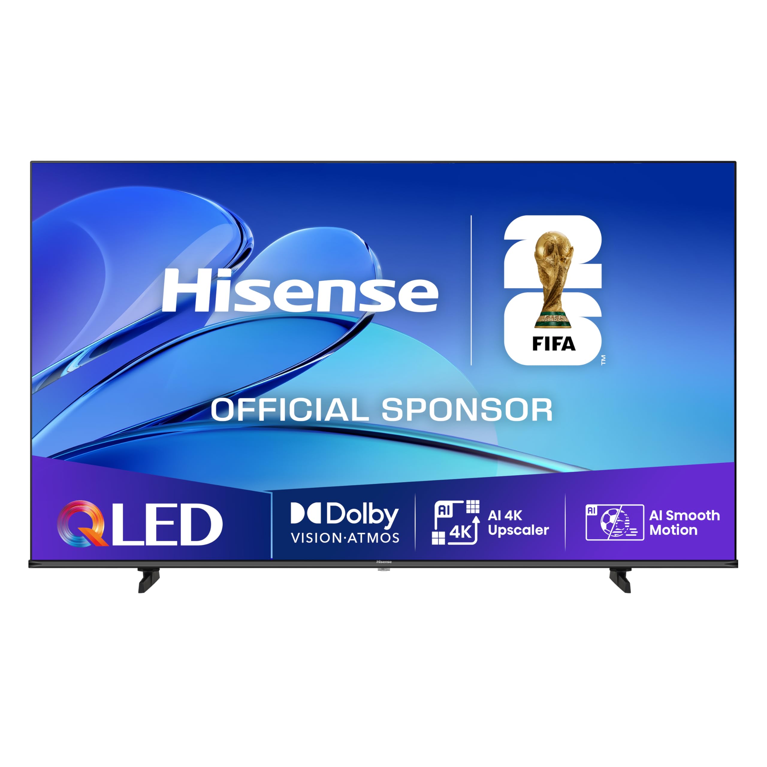 Hisense 55E7Q Fehrnseher, 55 Zoll, 4K UHD QLED, Smart TV, Game Mode Plus, Filmaker Mode, Dolby Vision Atmos, HDR10, HLG, HDR Immersive, AI 4K Upscaler, Dolby MS12, DTS X, Sprachsteuerung [2025]