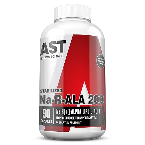 AST Sports Science Na-RALA 200 R[+]-Alpha Lipoic Acid Capsules 90 ...