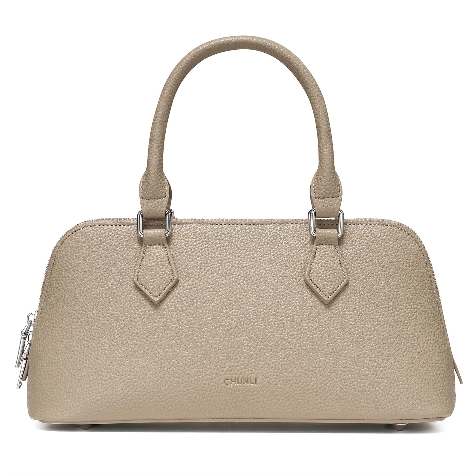 Photo 1 of CHUNLI Women's Top Handle Crossbody Bag, Pu Leather Purse with Detachable Strap, Small Satchel Bags for Women, Taupe